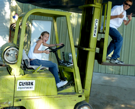 Future forklift driver